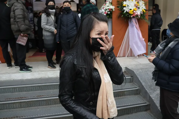 林美照憶故友難過落淚一度腿軟。彭欣偉攝