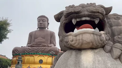 八卦山大佛拉皮揭面紗「變年輕了」 花3千萬等10個月新春迎客