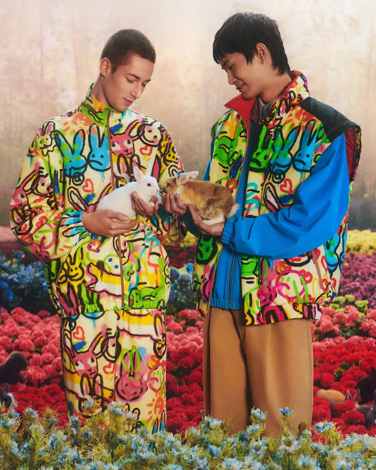 由Max Siedentopf所掌鏡的全新GUCCI兔年主題限定系列形象廣告。品牌提供