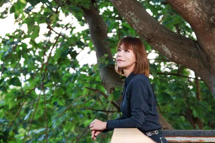 斯容談及感情狀況，已呈現放棄狀態。趙世平攝