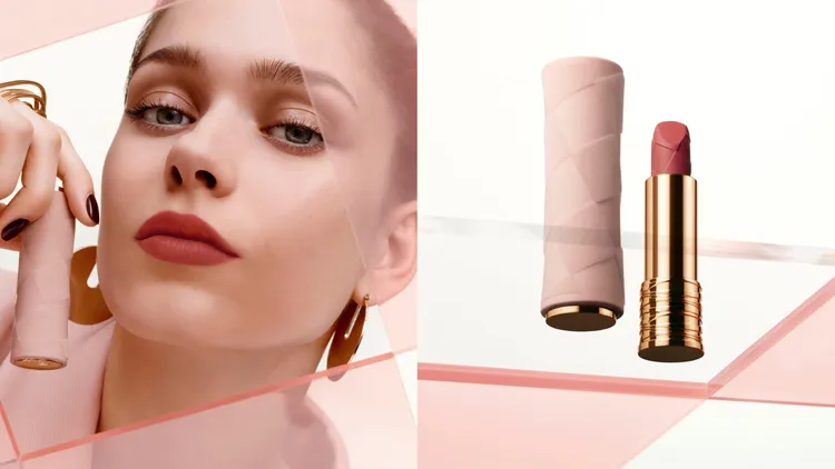 #218柔霧蜜茶玫瑰，呈現微甜裸杏粉色。品牌提供