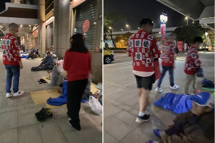 準備200個寫上祝福的紅包去北車送給需要幫助的人。翻攝臉書/好門媳婦的秘密生活郁小方