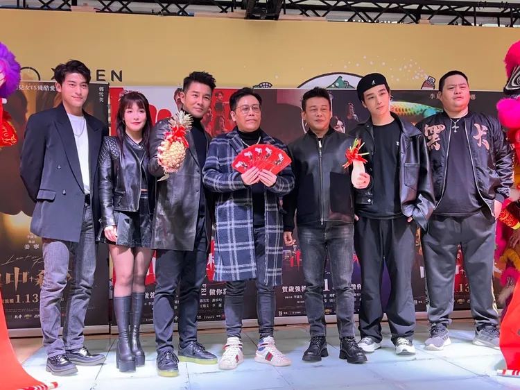 謝承均出席電影活動談到小甜甜和白家綺夫妻。禾力文創提供