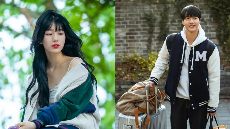 秀智（左圖）、梁世宗在《我的女神室友斗娜》是合租公寓的室友。Netflix提供