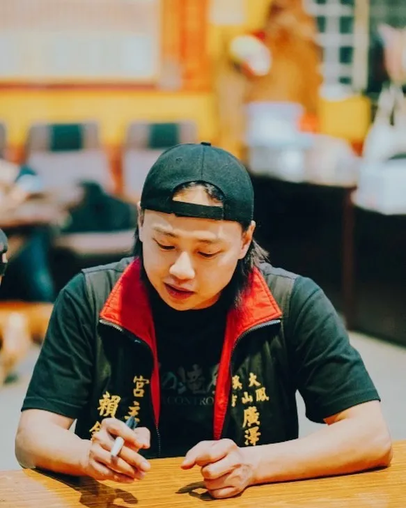 賴銘偉是廣澤宮宮主。翻攝賴銘偉臉書