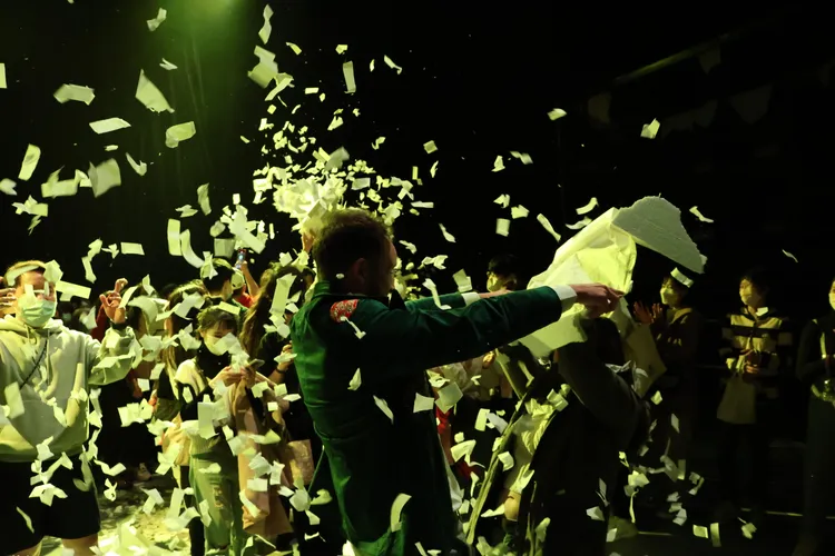 《極限震撼》現場氣氛high爆，全場都可以一起互動。鄭孟晃攝