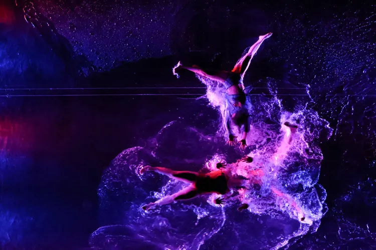 《極限震撼》的聲光效果還有水幕都極佳。鄭孟晃攝