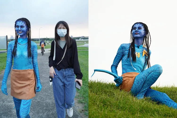 白癡公主神還原納美人。翻攝自白癡公主臉書