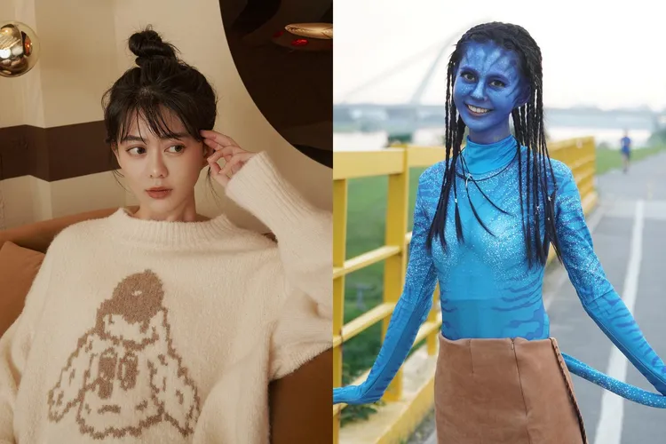 白癡公主神還原納美人。翻攝自白癡公主臉書