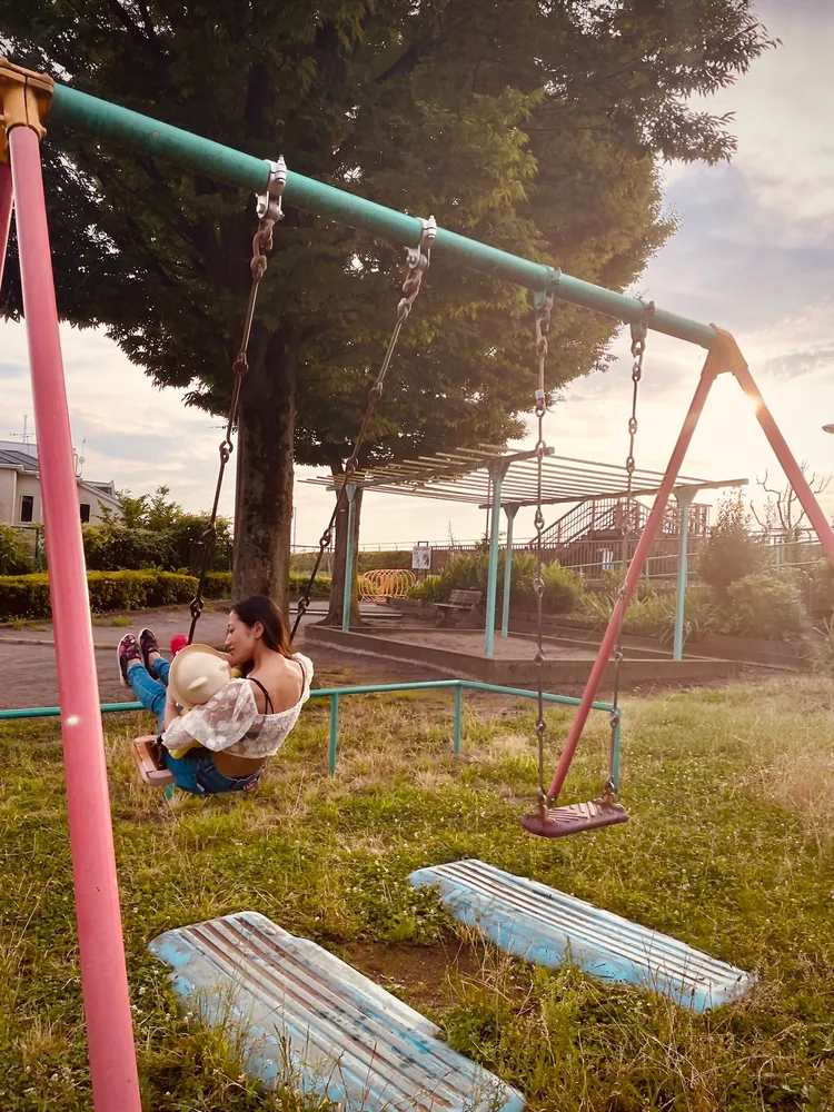 千葉美裸單親撫養3歲兒子。翻攝千葉美裸推特