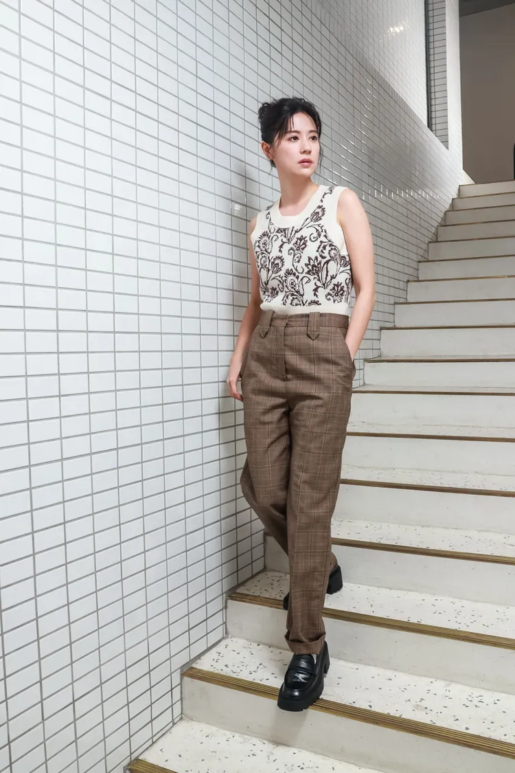 林予晞過去的角色大多呈現正能量，她形容《台灣犯罪故事》是她演藝事業的分水嶺。趙世平攝