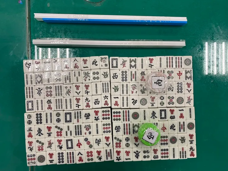 警方所查扣麻將。翻攝畫面