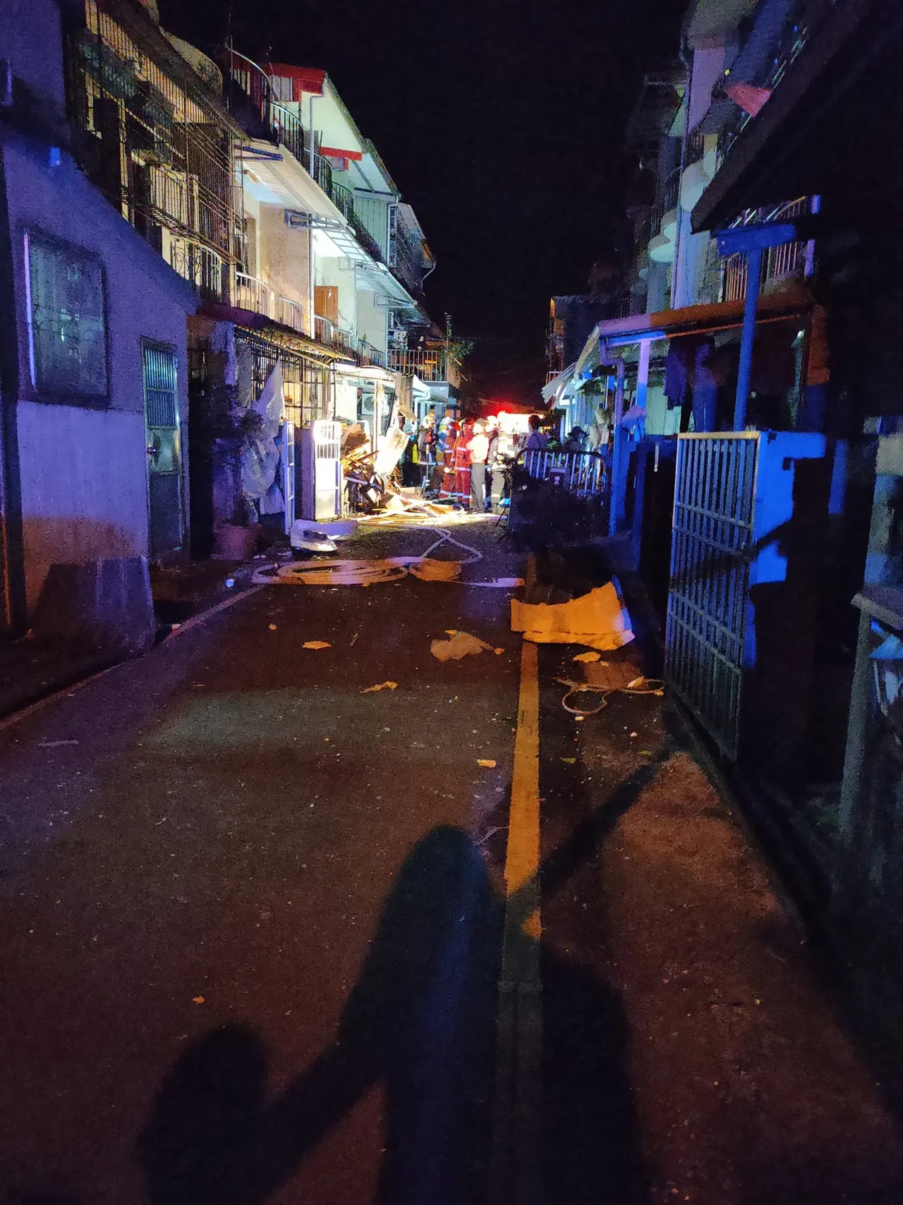 宜蘭昨深夜發生氣爆。翻攝「宜蘭知識+」