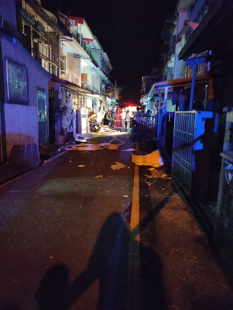 宜蘭昨深夜發生氣爆。翻攝「宜蘭知識+」