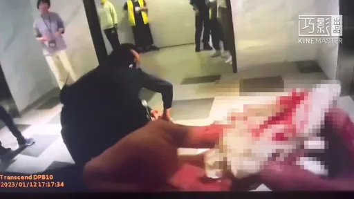 申請補助遭拒大鬧公所還劃傷警員 勇警濺血驚悚畫面曝光