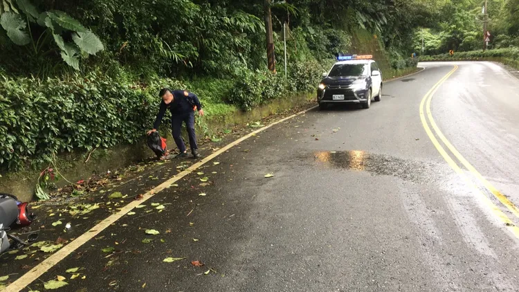 警方到場採證。新店警分局提供