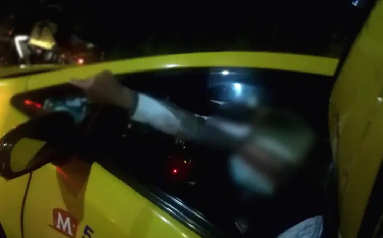 小黃司機嗆要打架就來。王姓騎士提供