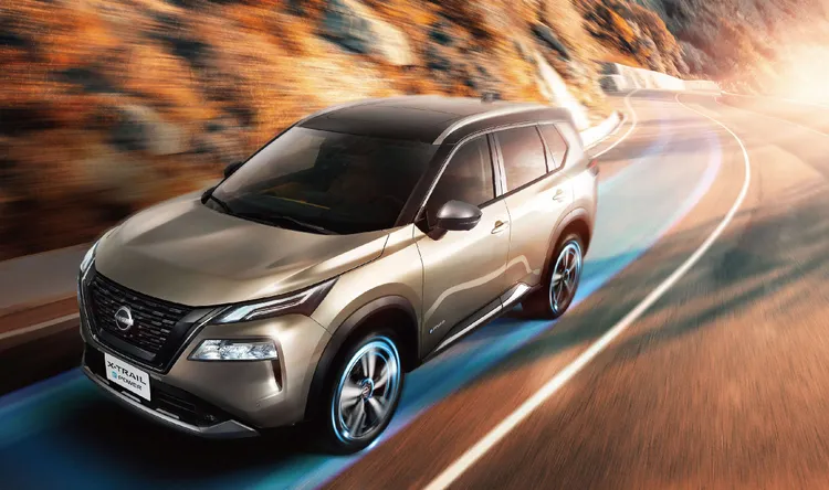 Nissan X-Trail e-POWER搭載的e-4ORCE電子四驅穩定系統，能以最高每秒1萬次動態調整馬達驅動力，且即時控制四輪出力。原廠照片