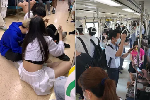 小學生坐車廂地板！旅客議論該怎應對？　北捷：勸導不聽拒絕運送