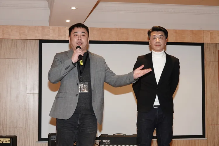 小彬彬（左）積極推動影視學院活動。陳德興攝