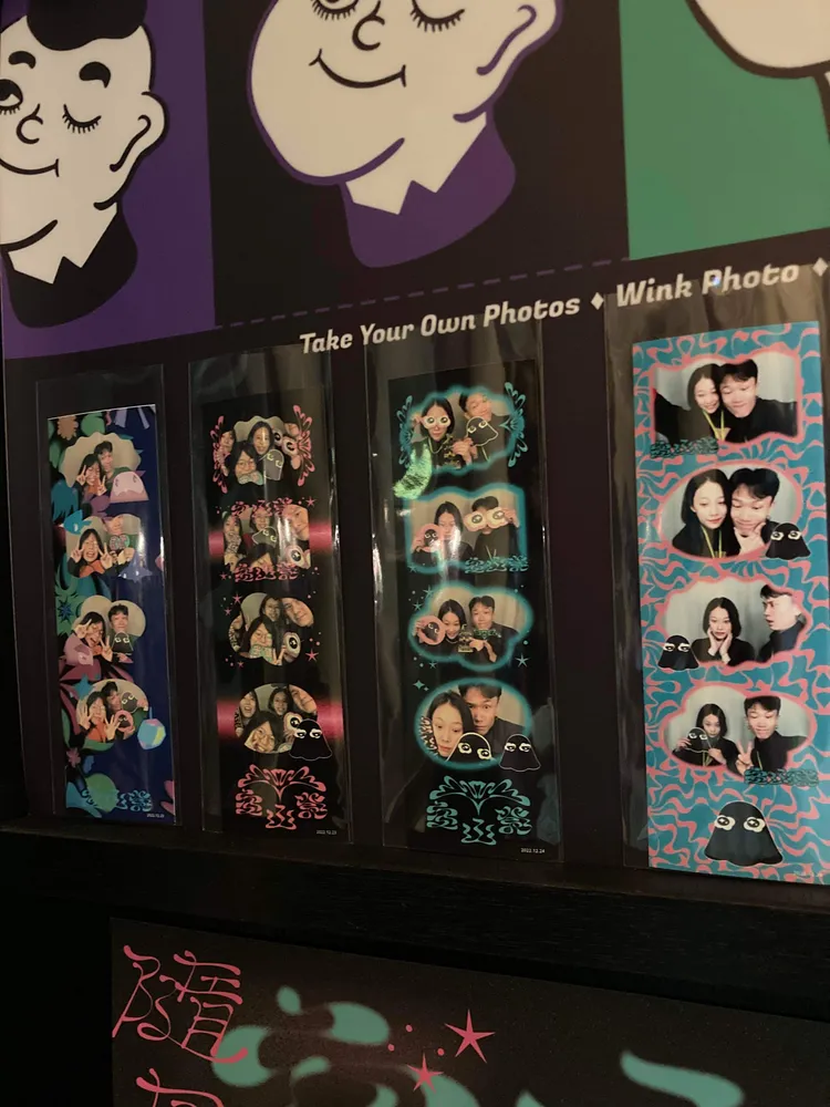 空山專屬拍貼機受到不少情侶歡迎。文化局提供
