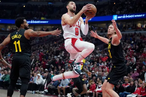 拉文連2場狂飆3分球命中率近7成 公牛力克爵士3連勝