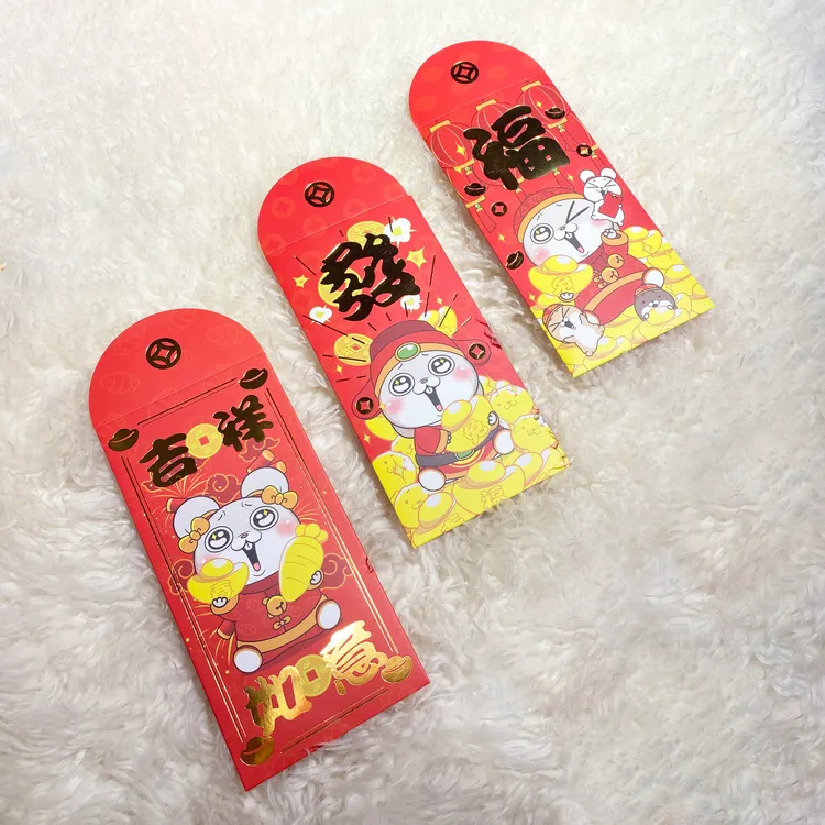 紅包袋3入(吉祥/財神/發福)，售價69元。業者提供