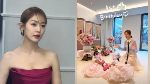 成宥利炫双胞胎女儿生日趴　网友歪楼不看娃看豪宅