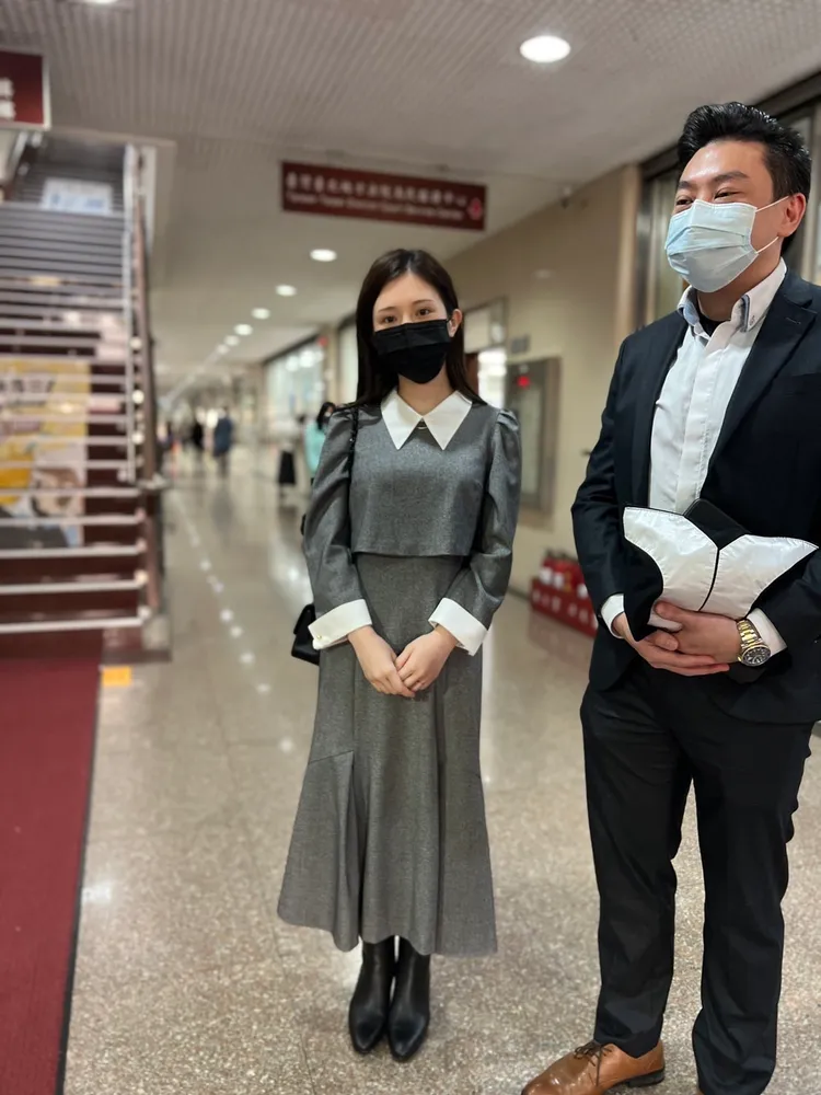 雞排妹鄭家純。陳彩玲攝