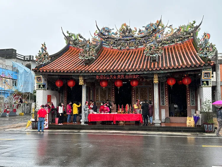 五結利澤永安宮已建廟超過百年，走尪更是當地重要宗教活動。林泊志攝