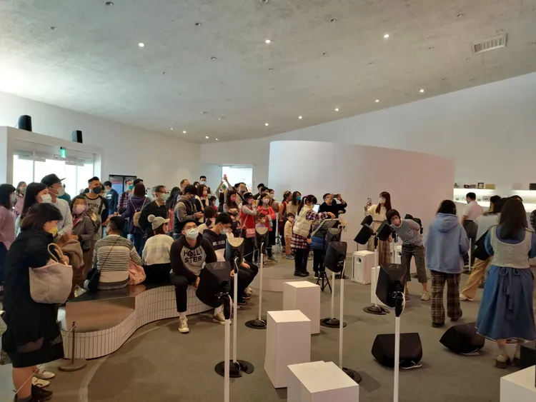 內惟聲響實驗吸引大批觀眾。文化局提供