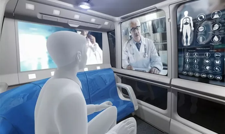 車艙側邊也整合了乘客顧客使用的信息顯示系統。原廠照片