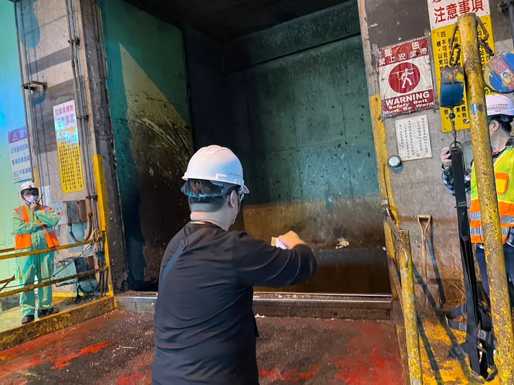 毒品銷燬過程全程錄影。警方提供