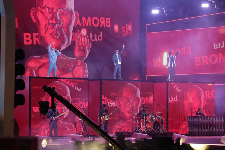 玖壹壹壓軸演出。攝影中心攝