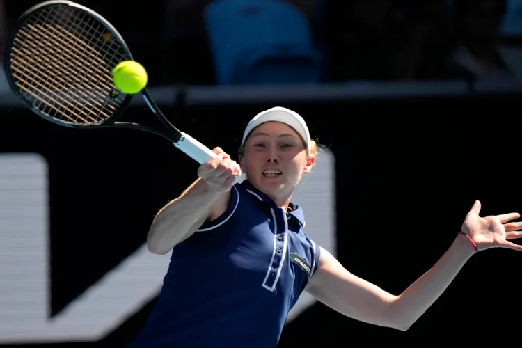 西班牙女將布克薩，不敵世界球后斯威雅蒂。美聯社