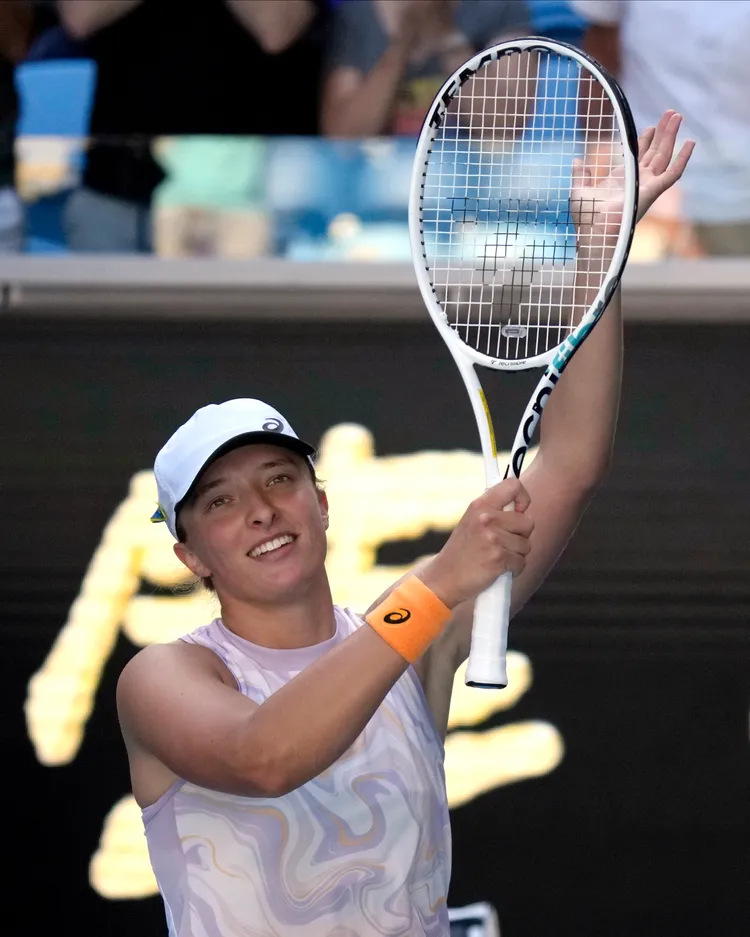 斯威雅蒂晉級澳網16強。美聯社