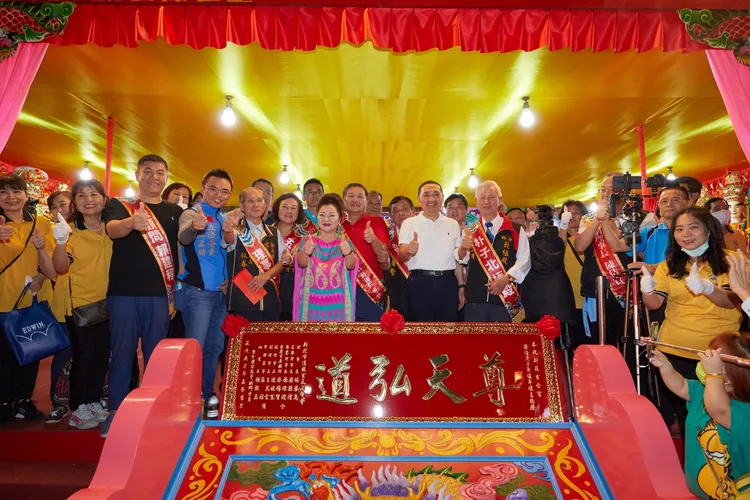 賴建程時常參與廟宇活動。賴建程提供