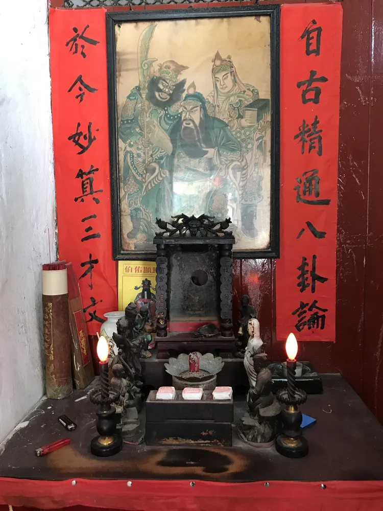 占卜問卦是中國古老流傳預測未來的方式。蔡宇凌攝