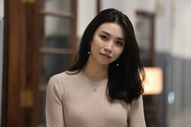 Rosa是位知性的氣質美女。翁玉信攝