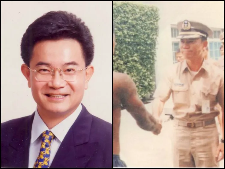 羅志明（左，翻攝立法院網站）、夏復翔（右，翻攝中華民國海軍水中爆破隊退伍人員協會網站）疑遭中國情治單位滲透，遭雄檢聲押。