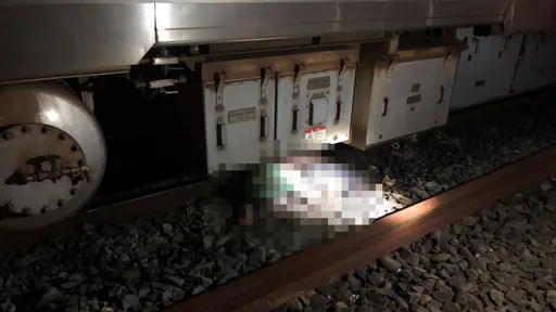 雲林斗六區間車意外!婦遭撞到肢體破碎 警方封鎖調查