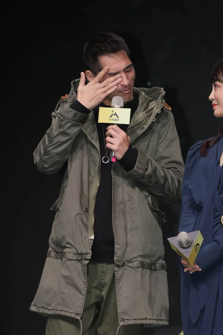 藍正龍拍片耗盡心神。彭欣偉攝