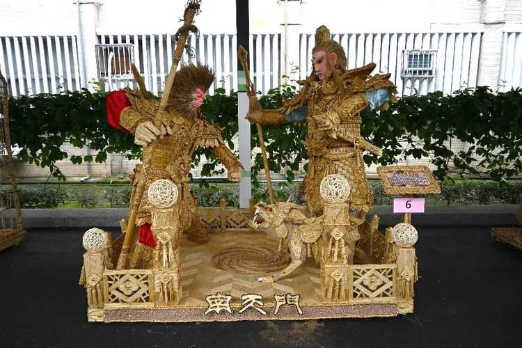 第8工場的「齊天大聖闖天宮」拿下第二名。宜蘭監獄提供