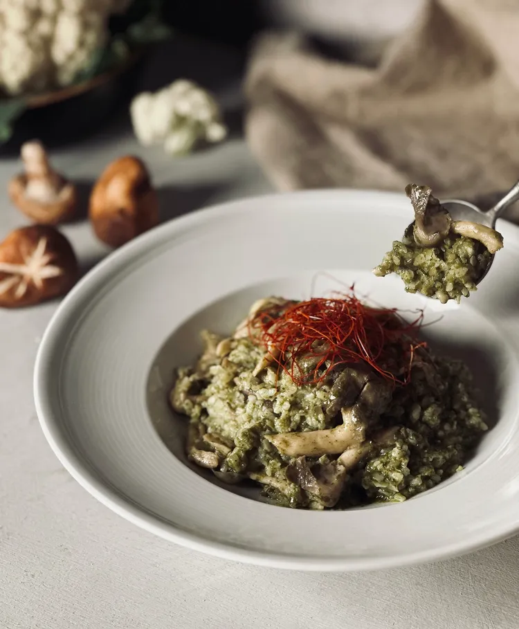 青醬野菇花椰飯。業者提供