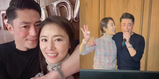 「瘦星」林心如樂被霍建華勾脖子 夫婦K歌曬幸福素顏