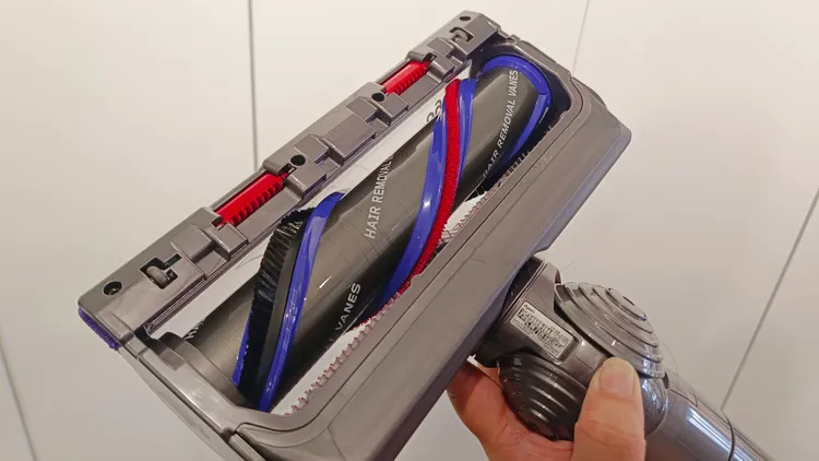 吸得很乾淨且吸頭不纏結。翁玉信攝