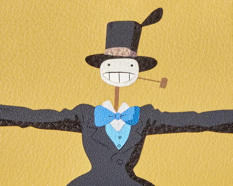 LOEWE x《霍爾的移動城堡》系列商品細節圖案。品牌提供