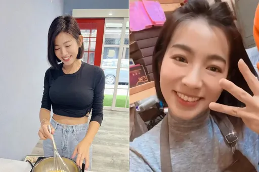 米可白過年沒得閒!返鄉幫家裡賣餅 客驚問:妳長得不太一樣