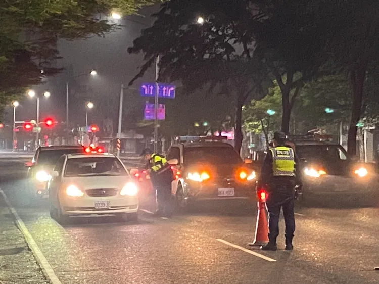 交通攔查也是重點。民眾提供