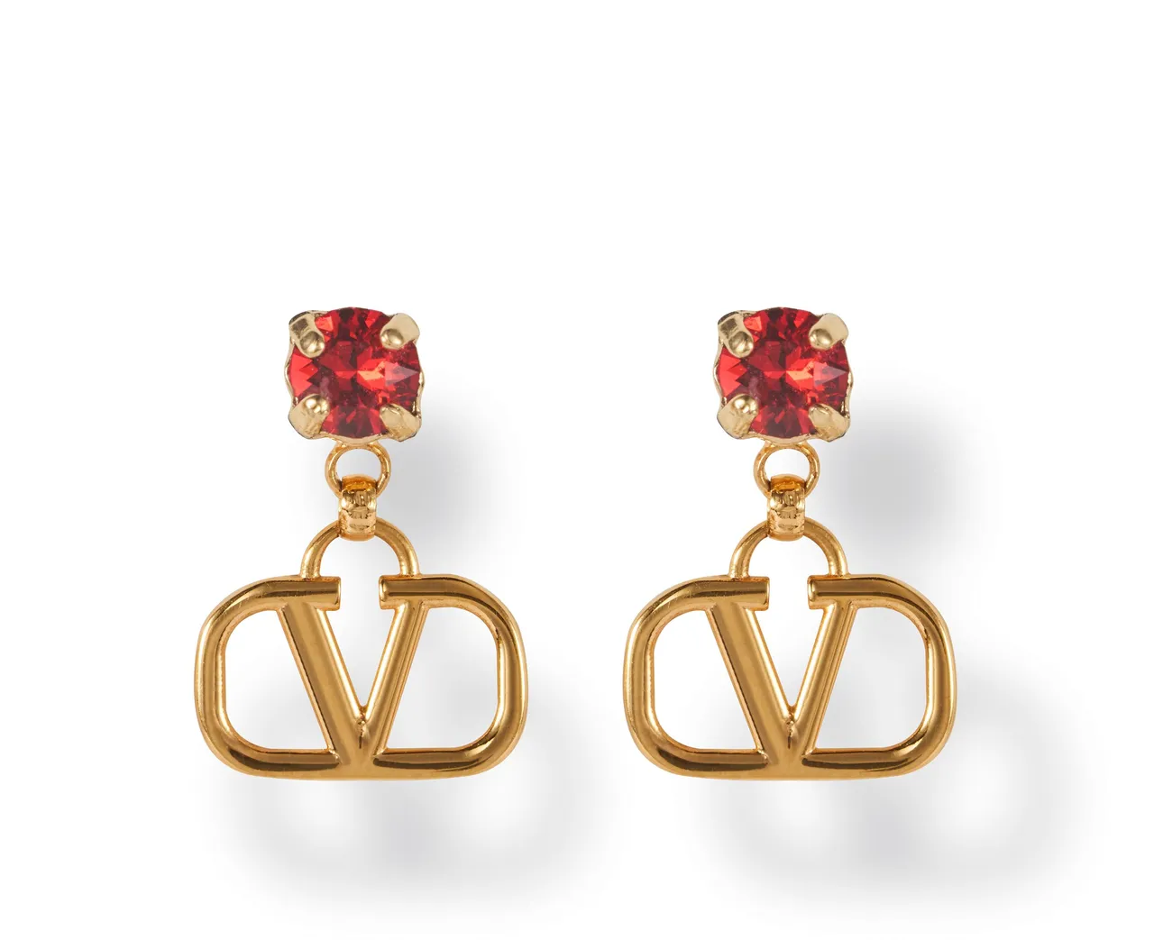 Valentino Garavani Rosso Toile Iconographe耳環，約9000元。品牌提供